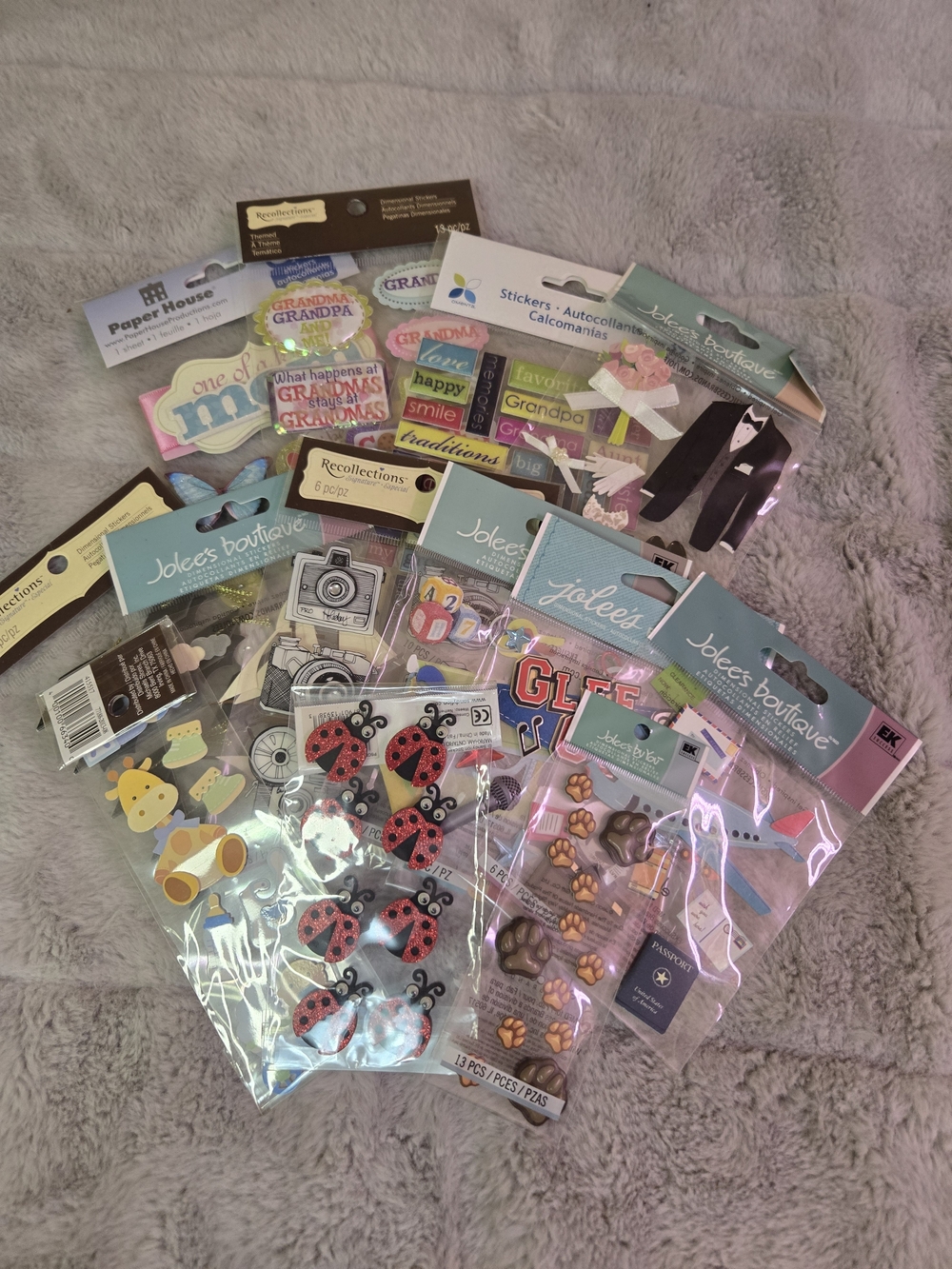 Jolee's Boutique Assorted Scrapbook Stickers.